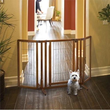 Premium Plus Freestanding Pet Gate With Door