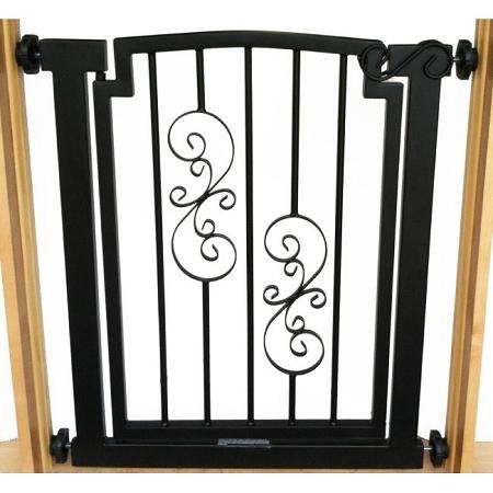 Noblesse Hallway Dog Gate - Black