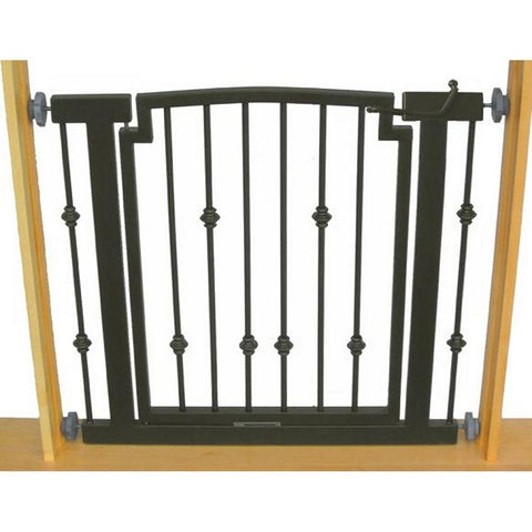 Emperor Rings Hallway Dog Gate - Mocha