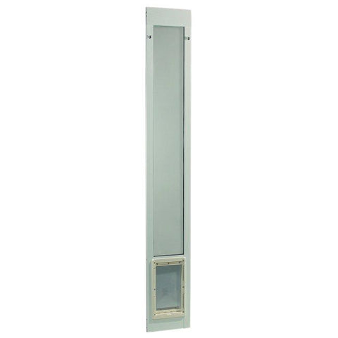 Fast Fit Pet Patio Door - Medium-white Frame 75" To 77 3-4"