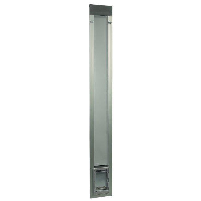 Fast Fit Pet Patio Door - Small-silver Frame 75" To 77 3-4"