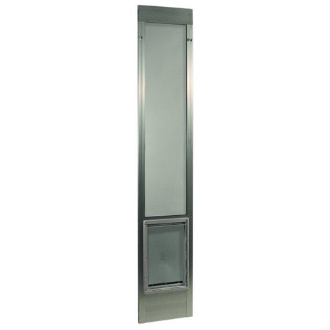 Fast Fit Pet Patio Door - Extra Large-silver Frame 75" To 77 3-4"