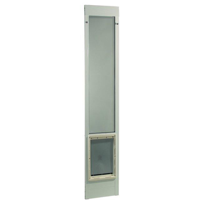 Fast Fit Pet Patio Door - Extra Large-white Frame 75" To 77 3-4"