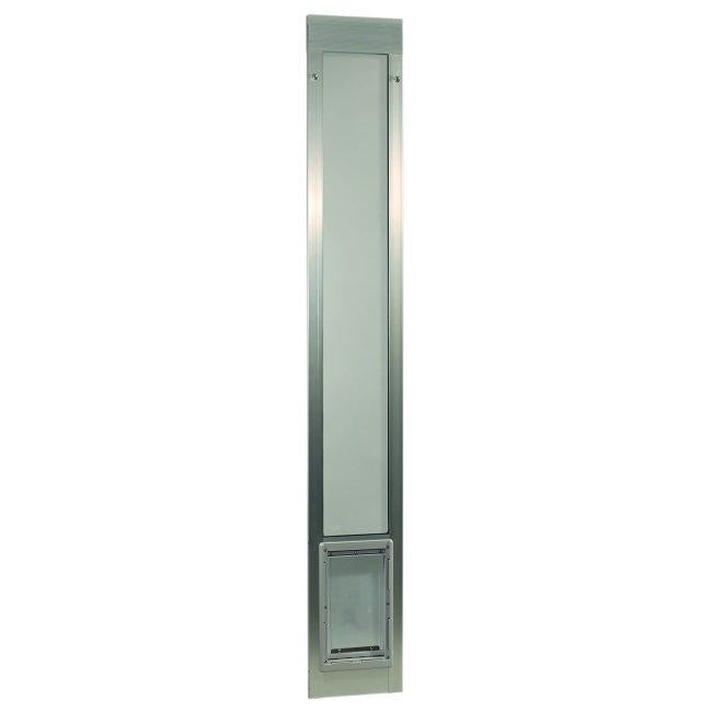 Fast Fit Pet Patio Door - Medium-silver Frame 77 5-8" To 80 3-8"