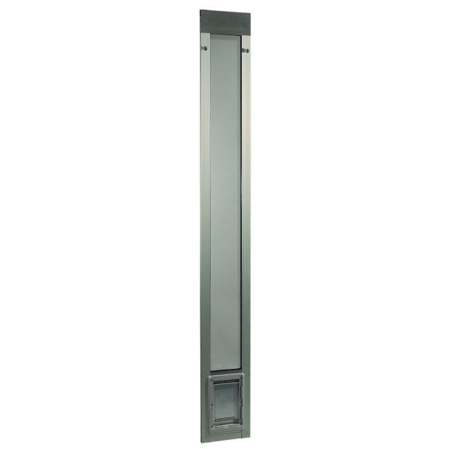 Fast Fit Pet Patio Door - Small-silver Frame 77 5-8" To 80 3-8"