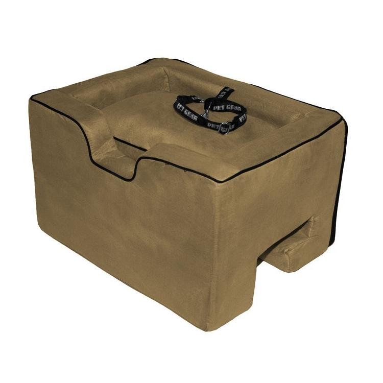 Pet Car Booster Seat - Medium-tan