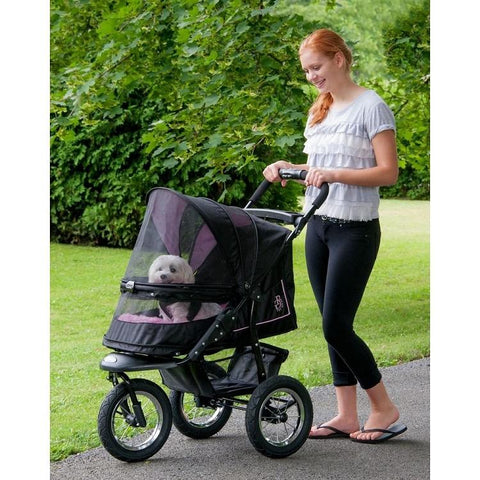 Nv No-zip Pet Stroller - Rose