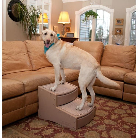 Easy Step Ii Extra Wide Pet Stairs - Tan