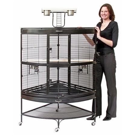 Large Corner Parrot Cage